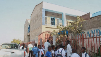 The two-storey block The two-storey block